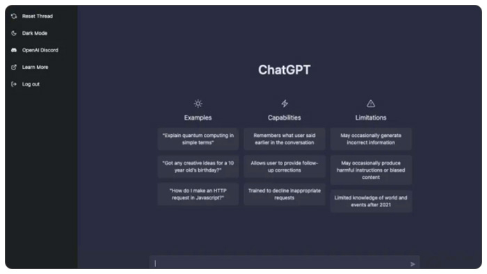 محیط ChatGPT محیط ChatGPT