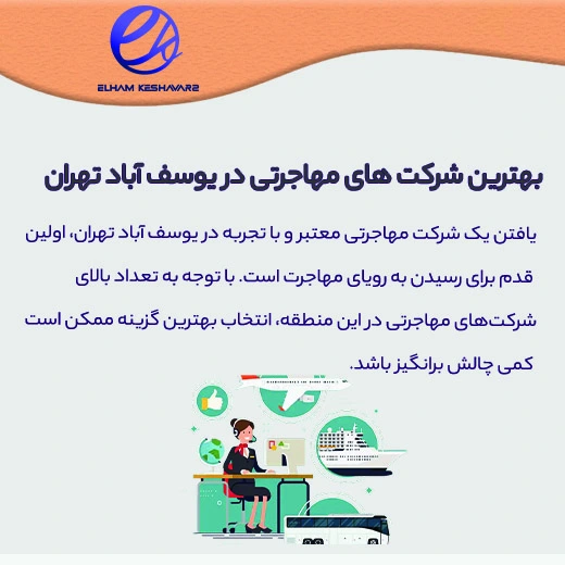 بهترین شرکت های مهاجرتی در یوسف آباد تهران 1 بهترین شرکت های مهاجرتی در یوسف آباد تهران